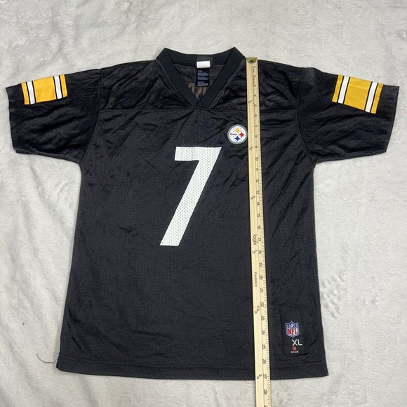Ben Roethlisberger #7 Pittsburgh Steelers NFL Team Apparel Jersey Youth Size XL - Picture 5 of 6